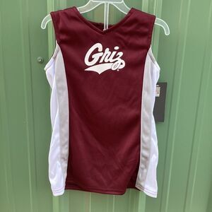 Montana Griz Team Graphic Toddler Girl Cheerleader Outfit Sports Grizzlies Sz 4T